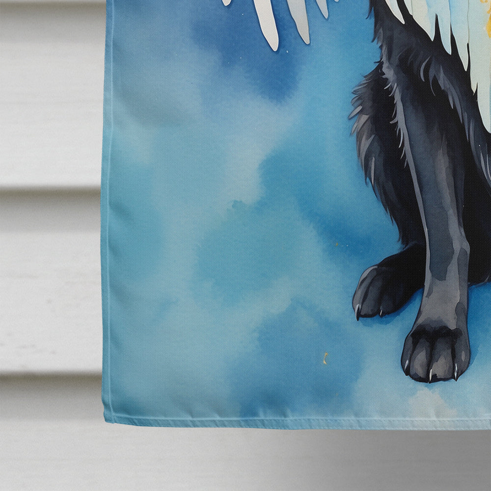 Glamorous Pups : Flat-Coated Retriever My Angel House Flag