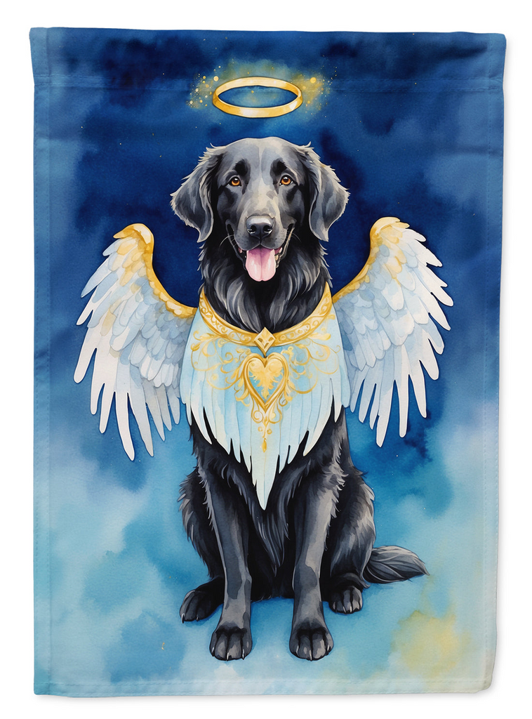 Glamorous Pups : Flat-Coated Retriever My Angel House Flag