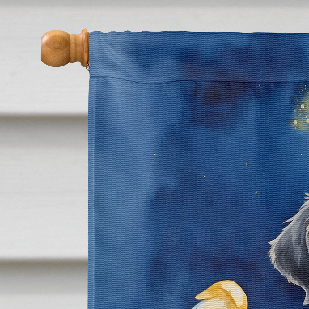 Glamorous Pups : Flat-Coated Retriever My Angel House Flag