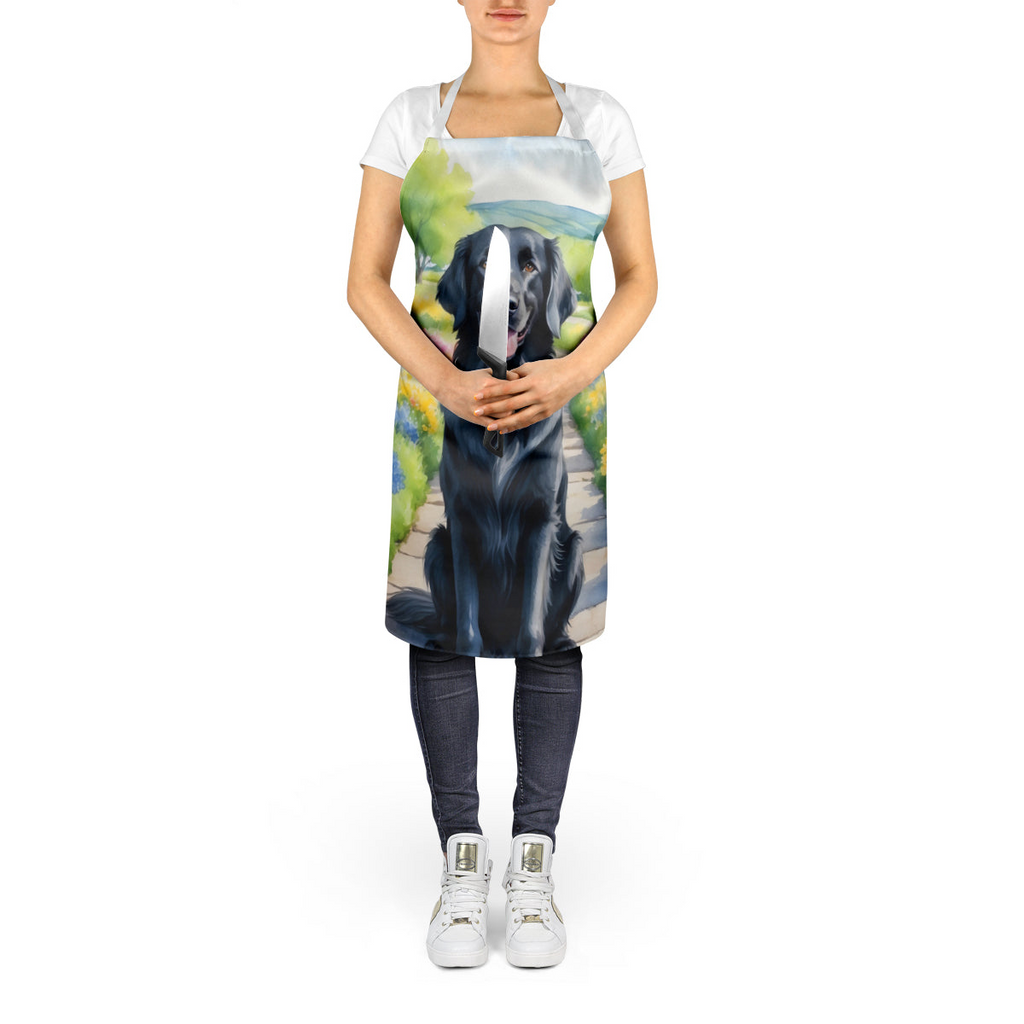 Glamorous Pups : Flat-Coated Retriever Spring Path Apron