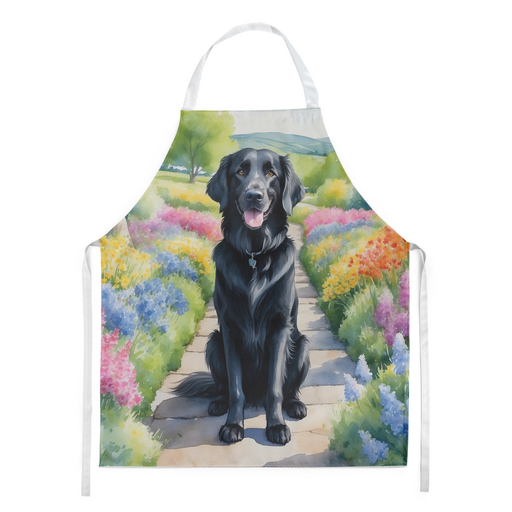 Glamorous Pups : Flat-Coated Retriever Spring Path Apron