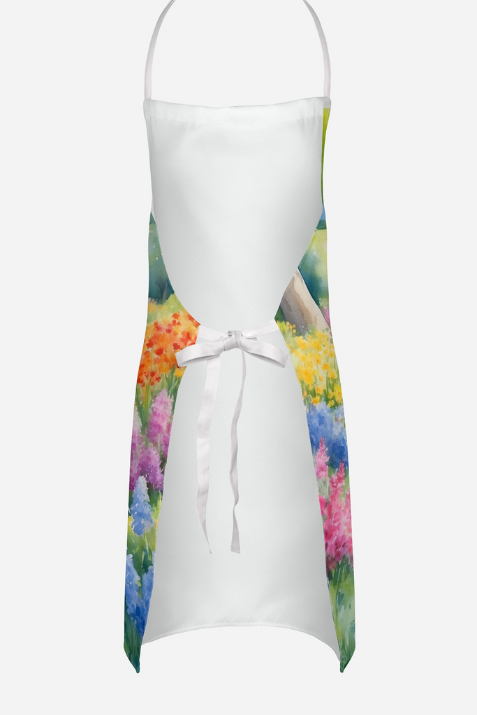 Glamorous Pups : Flat-Coated Retriever Spring Path Apron