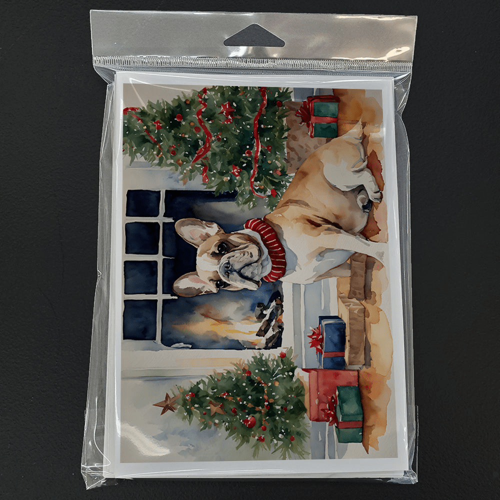 Glamorous Pups : French Bulldog Christmas Greeting Cards Pack of 8