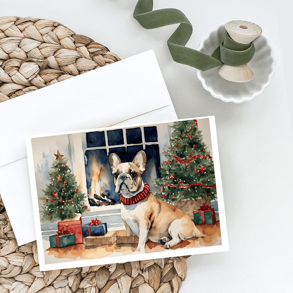 Glamorous Pups : French Bulldog Christmas Greeting Cards Pack of 8