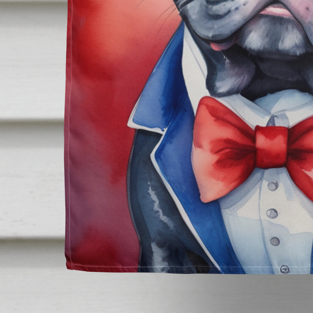Glamorous Pups : French Bulldog Patriotic American House Flag