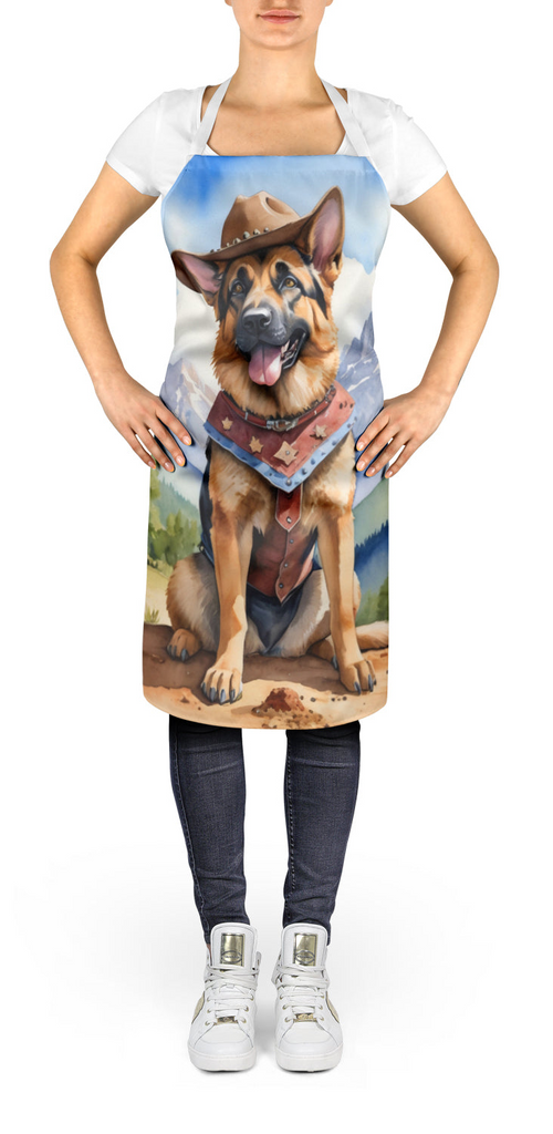 Glamorous Pups : German Shepherd Cowboy Welcome Apron