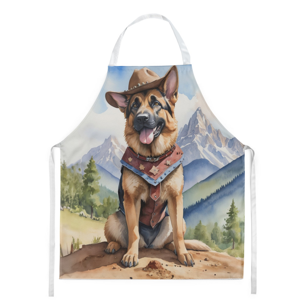 Glamorous Pups : German Shepherd Cowboy Welcome Apron