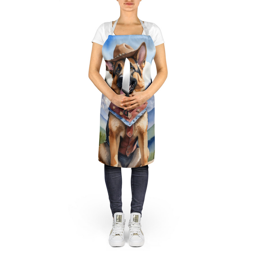 Glamorous Pups : German Shepherd Cowboy Welcome Apron