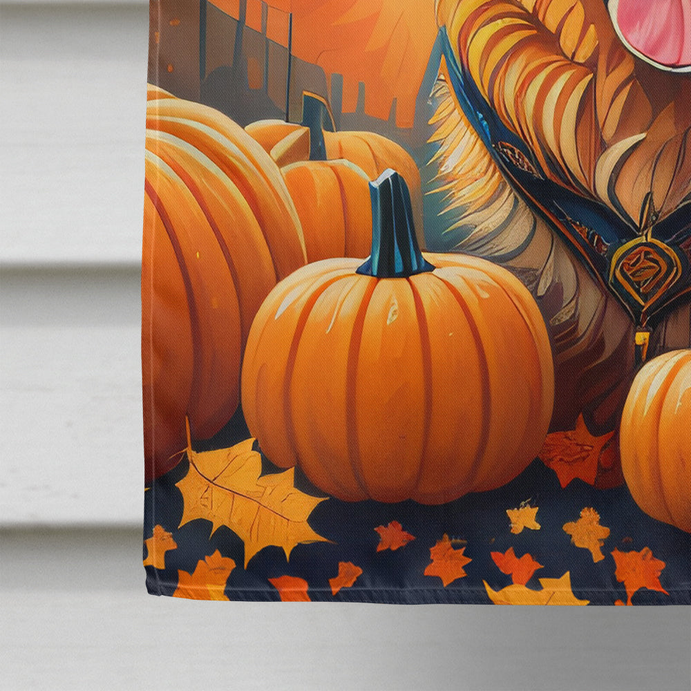 Glamorous Pups : German Shepherd Fall House Flag