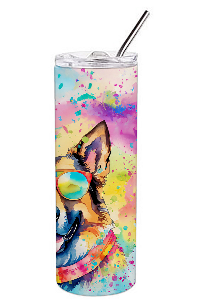 Glamorous Pups : German Shepherd Hippie Dawg Stainless Steel Skinny Tumbler
