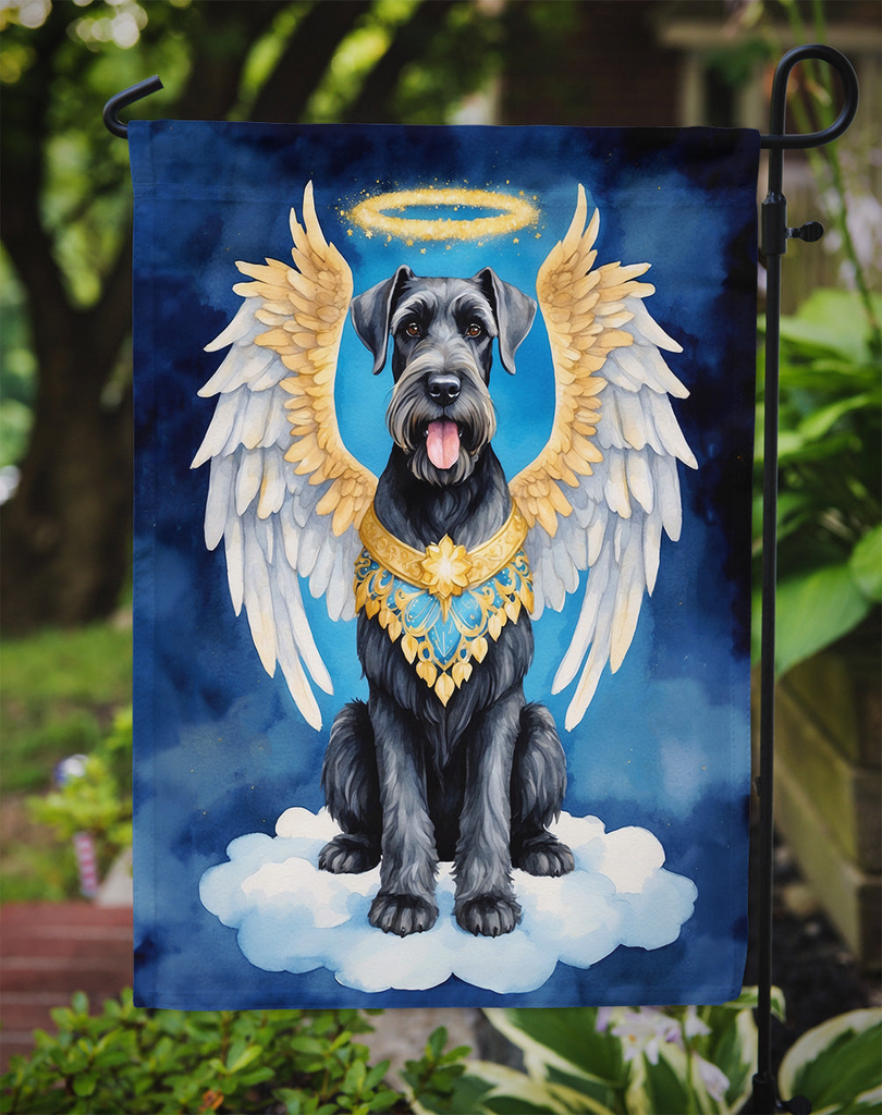 Glamorous Pups : Giant Schnauzer My Angel Garden Flag