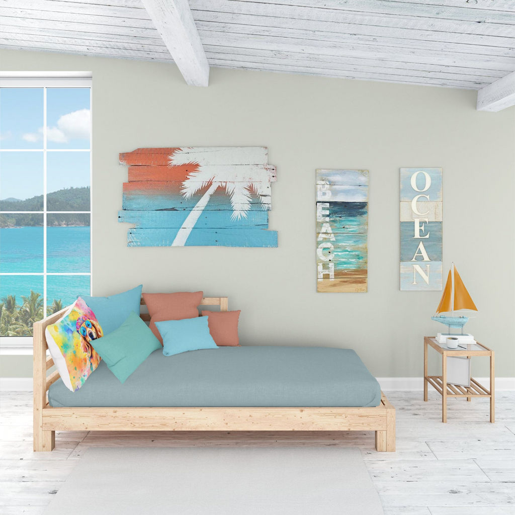 Glamorous Pups : Golden Retriever Hippie Dawg Standard Pillowcase