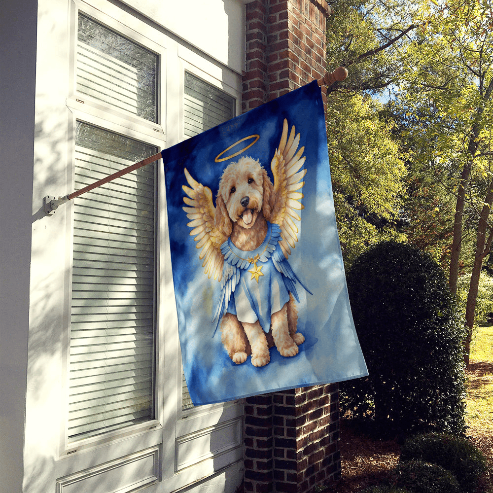 Glamorous Pups : Goldendoodle My Angel House Flag