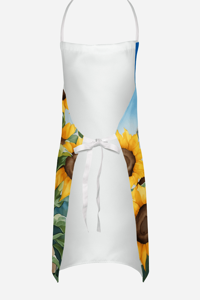 Glamorous Pups : Great Dane in Sunflowers Apron