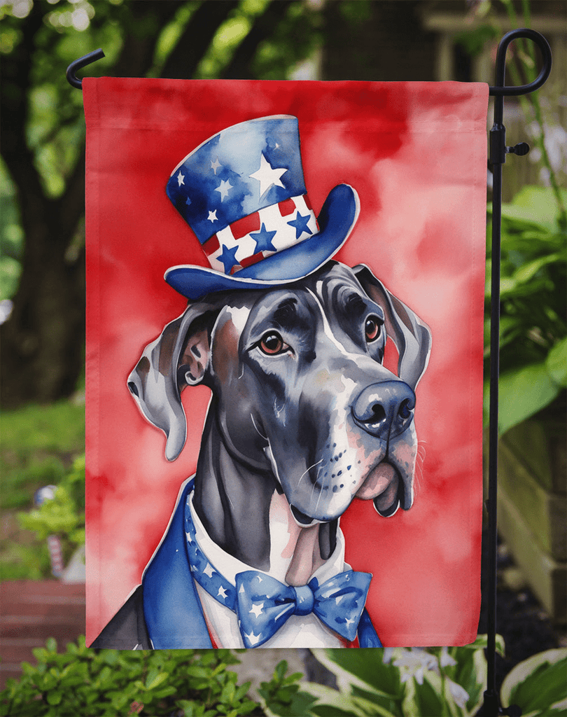 Glamorous Pups : Great Dane Patriotic American Garden Flag