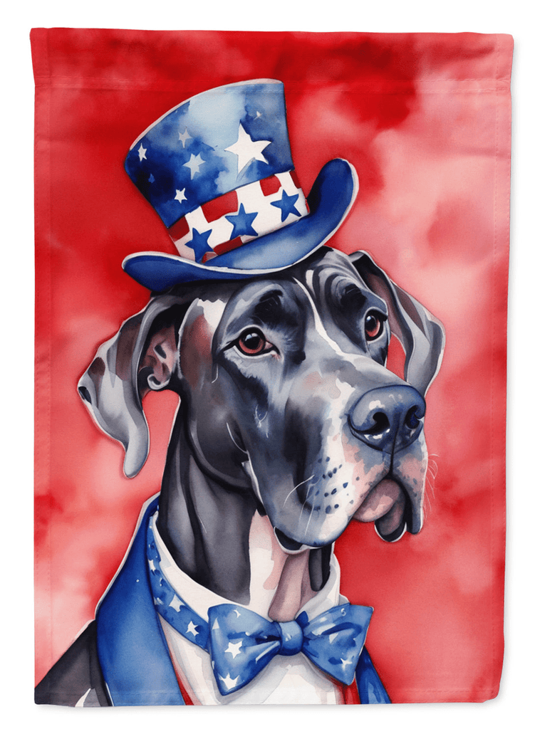 Glamorous Pups : Great Dane Patriotic American Garden Flag