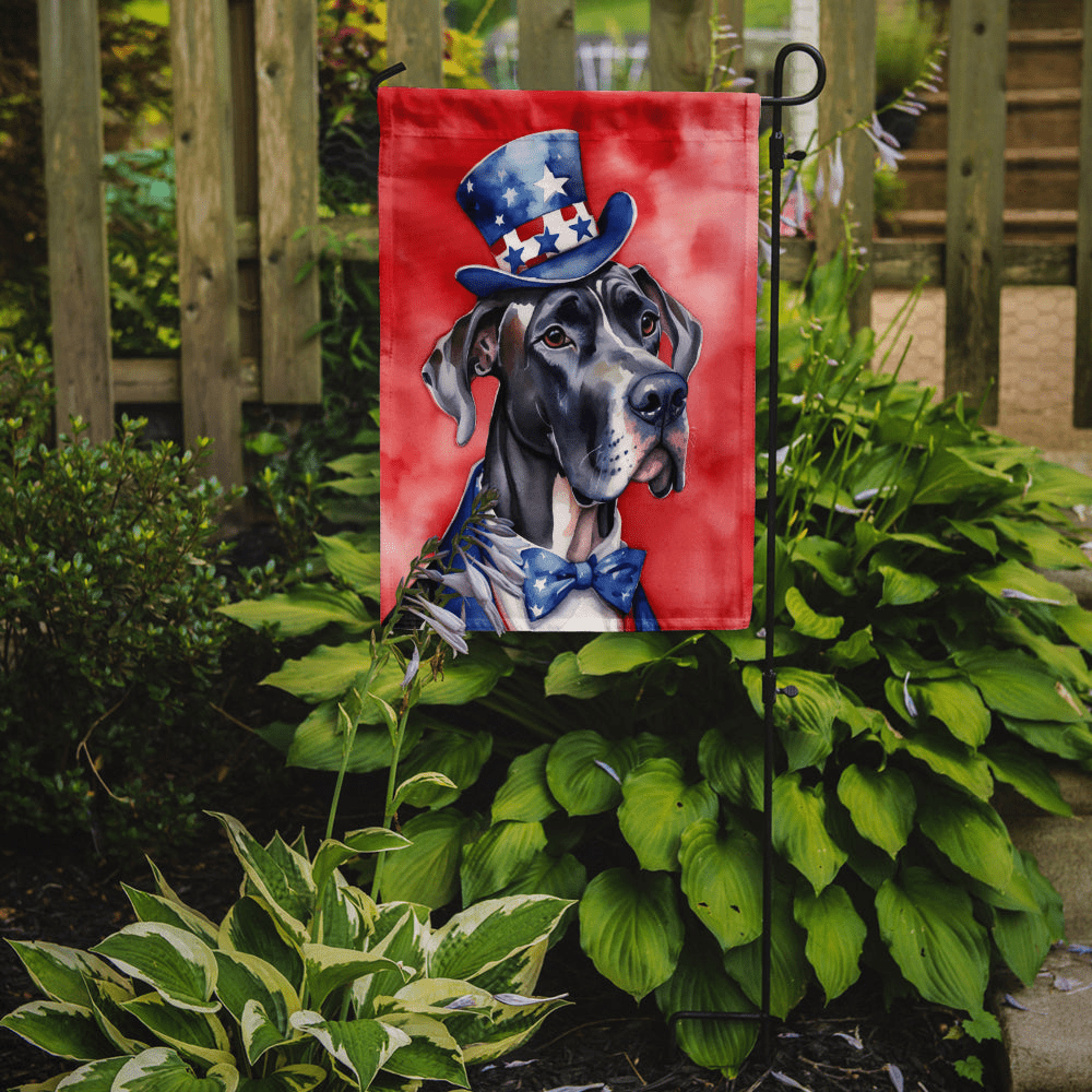 Glamorous Pups : Great Dane Patriotic American Garden Flag