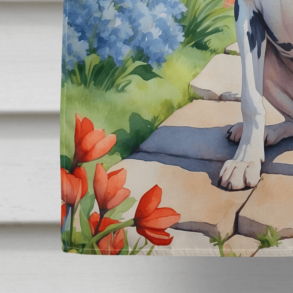 Glamorous Pups : Great Dane Spring Path House Flag