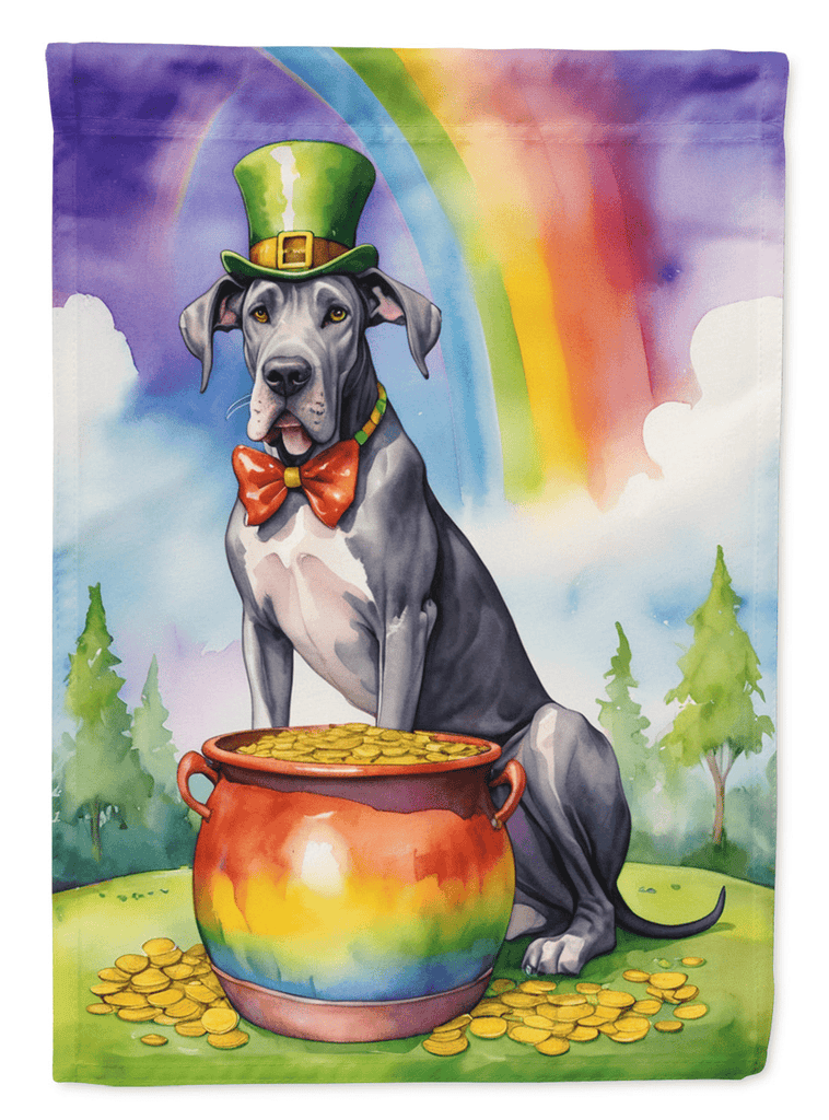 Glamorous Pups : Great Dane St Patrick's Day House Flag