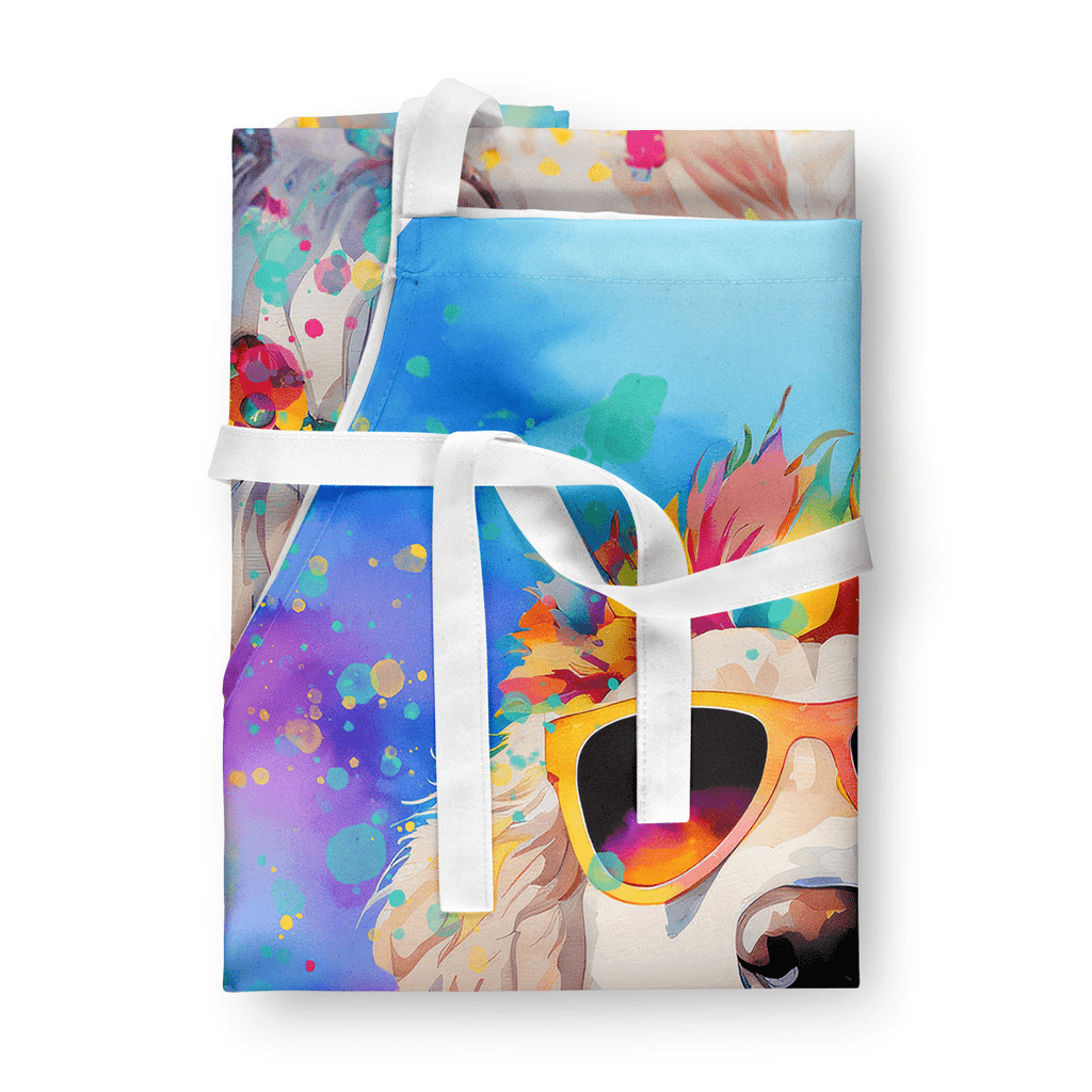 Glamorous Pups : Great Pyrenees Hippie Dawg Apron