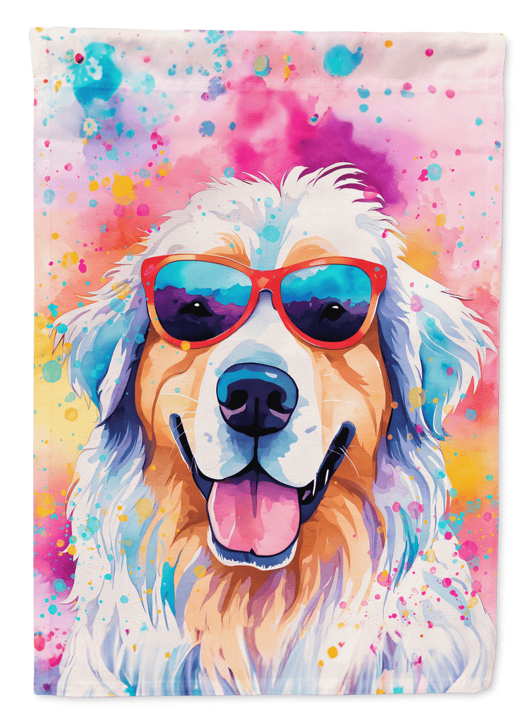 Glamorous Pups : Great Pyrenees Hippie Dawg Garden Flag