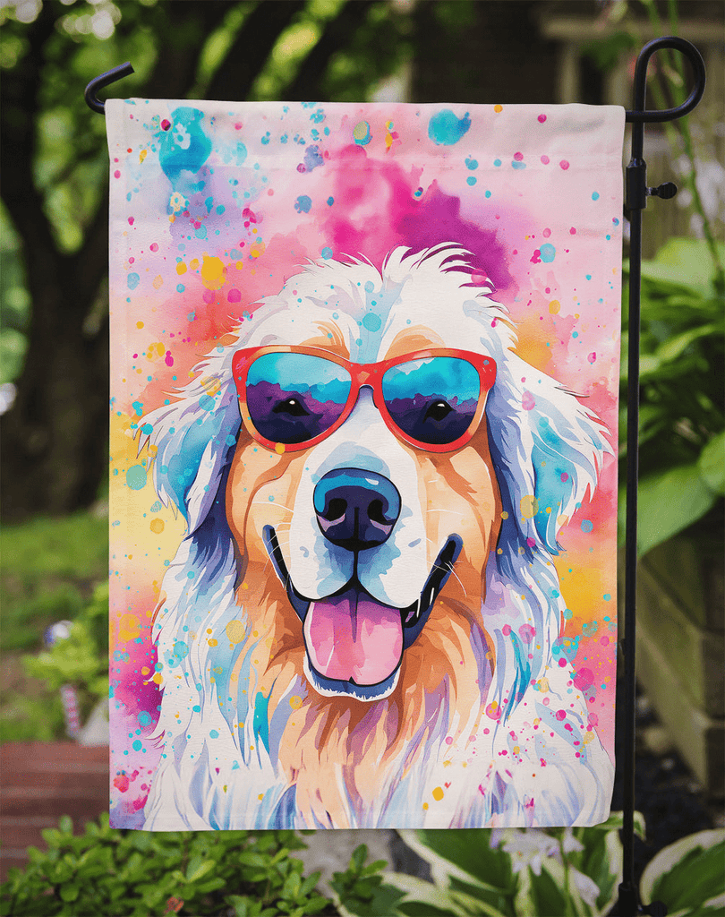 Glamorous Pups : Great Pyrenees Hippie Dawg Garden Flag