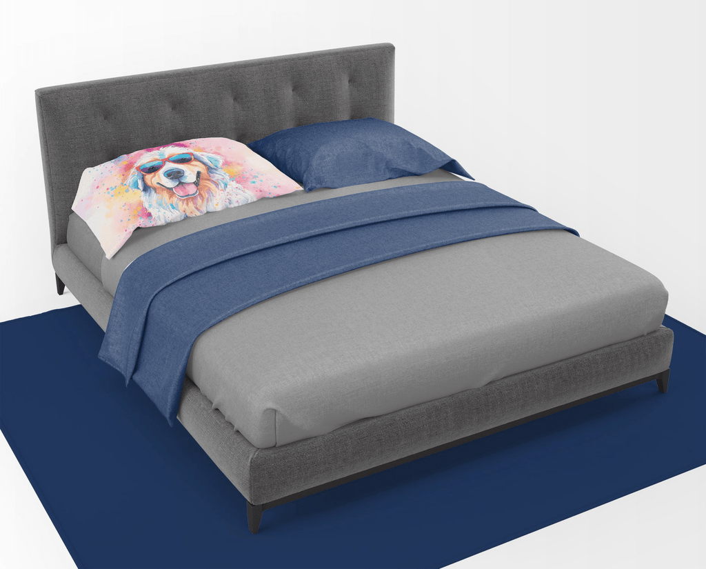 Glamorous Pups : Great Pyrenees Hippie Dawg Standard Pillowcase