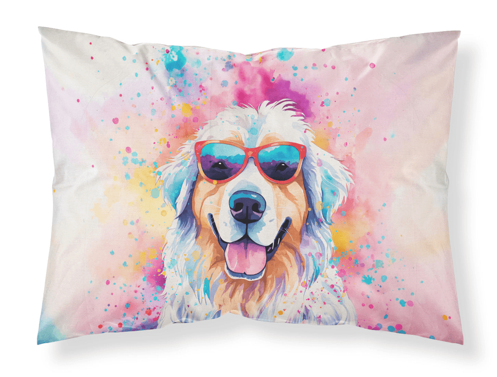 Glamorous Pups : Great Pyrenees Hippie Dawg Standard Pillowcase