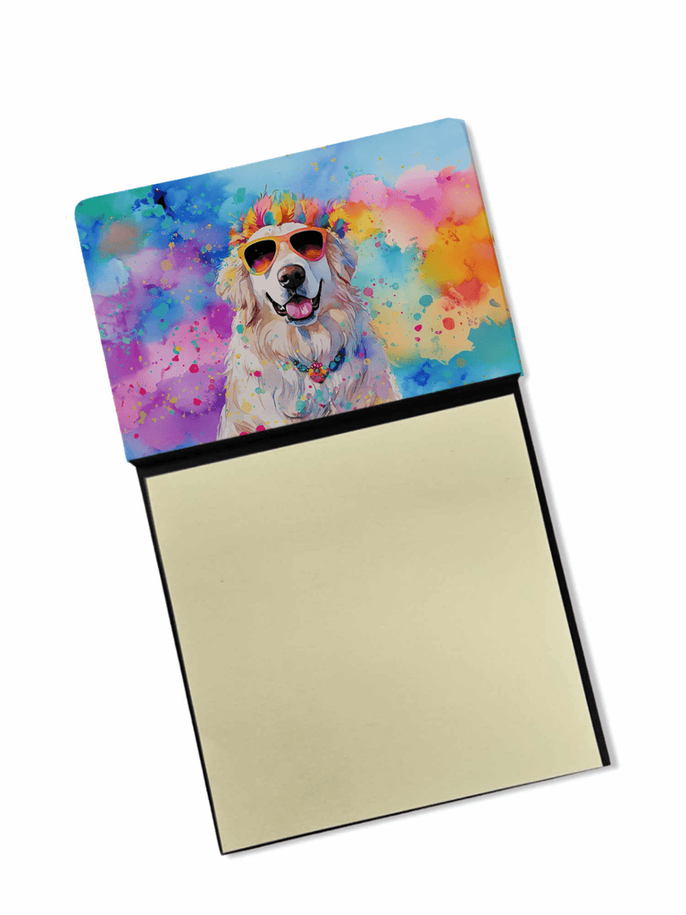 Glamorous Pups : Great Pyrenees Hippie Dawg Sticky Note Holder