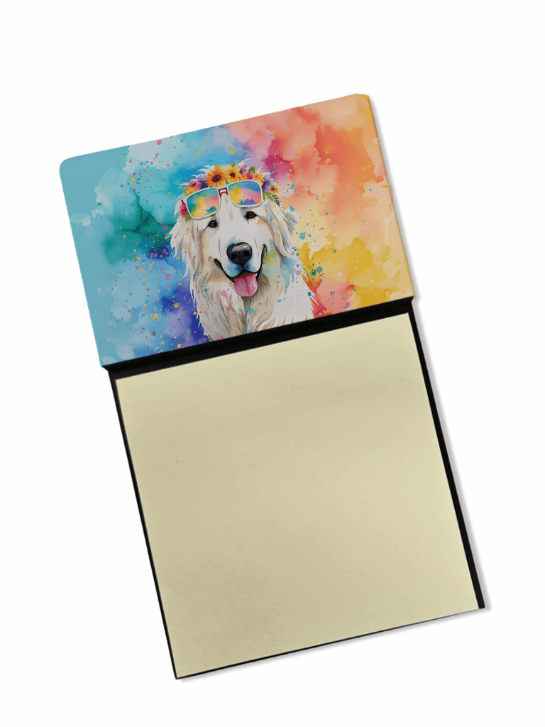 Glamorous Pups : Great Pyrenees Hippie Dawg Sticky Note Holder