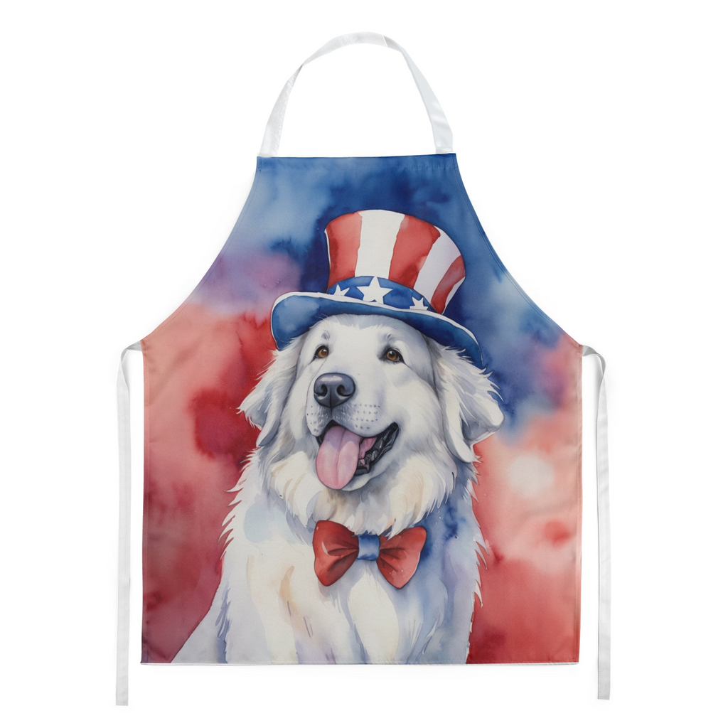 Glamorous Pups : Great Pyrenees Patriotic American Apron