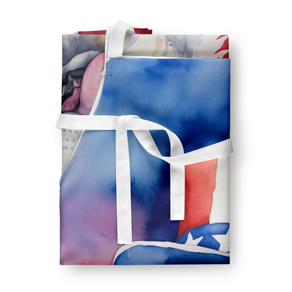 Glamorous Pups : Great Pyrenees Patriotic American Apron