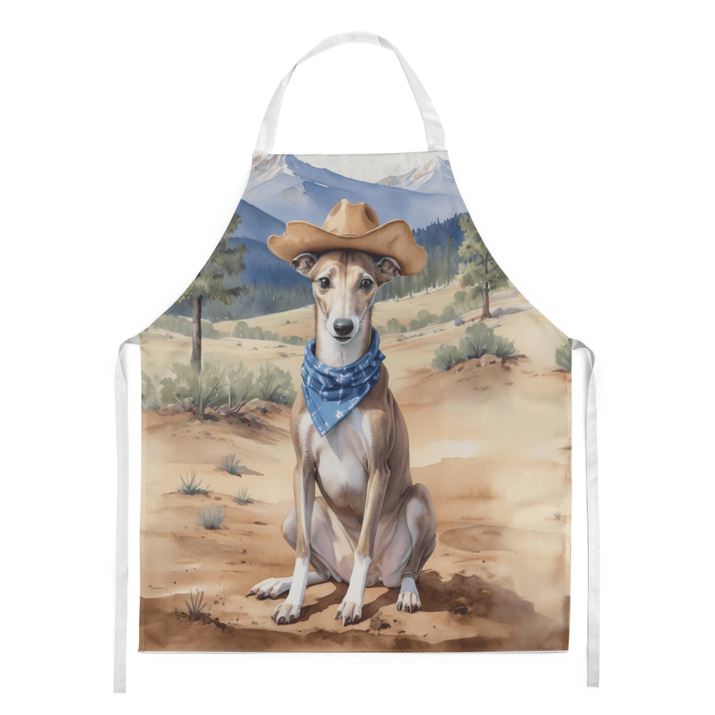 Glamorous Pups : Greyhound Cowboy Welcome Apron