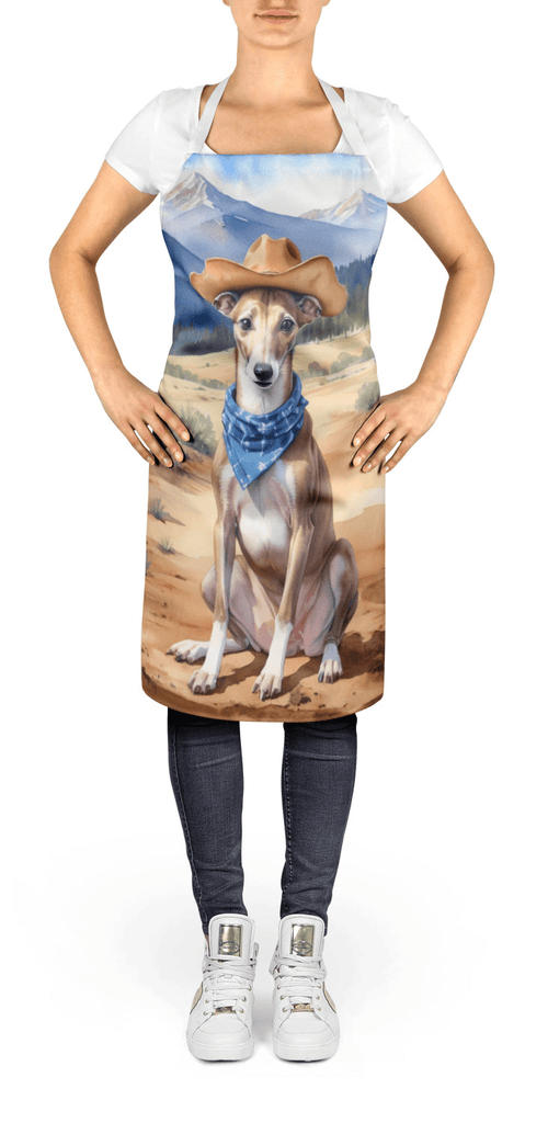 Glamorous Pups : Greyhound Cowboy Welcome Apron