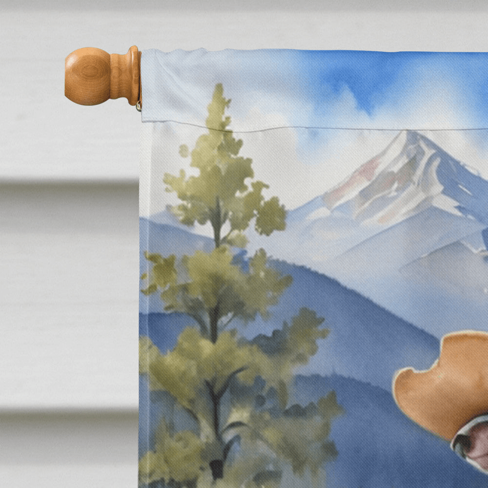 Glamorous Pups : Greyhound Cowboy Welcome House Flag