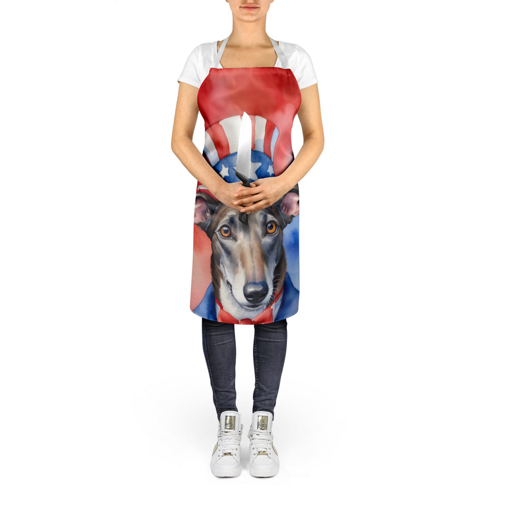 Glamorous Pups : Greyhound Patriotic American Apron
