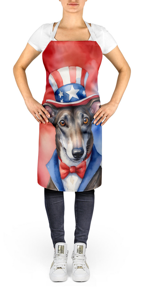 Glamorous Pups : Greyhound Patriotic American Apron