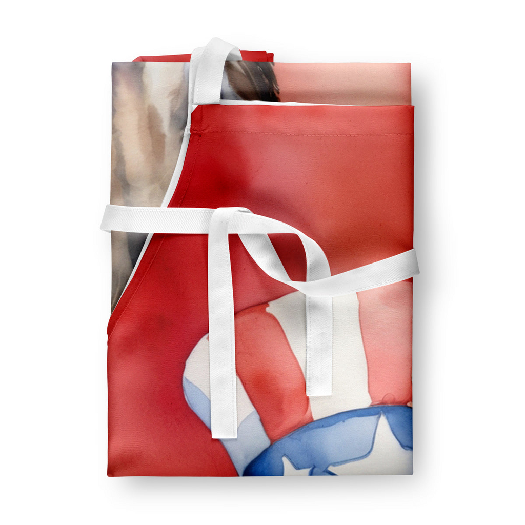 Glamorous Pups : Greyhound Patriotic American Apron