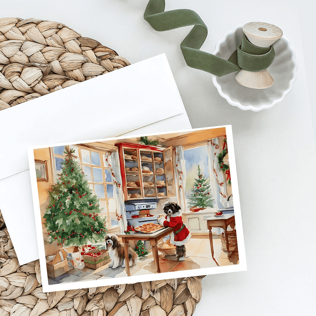 Glamorous Pups : Havanese Christmas Cookies Greeting Cards Pack of 8