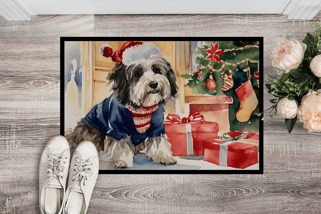 Glamorous Pups : Havanese Cozy Christmas Doormat