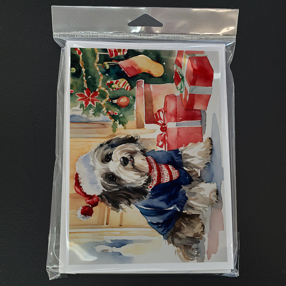 Glamorous Pups : Havanese Cozy Christmas Greeting Cards Pack of 8