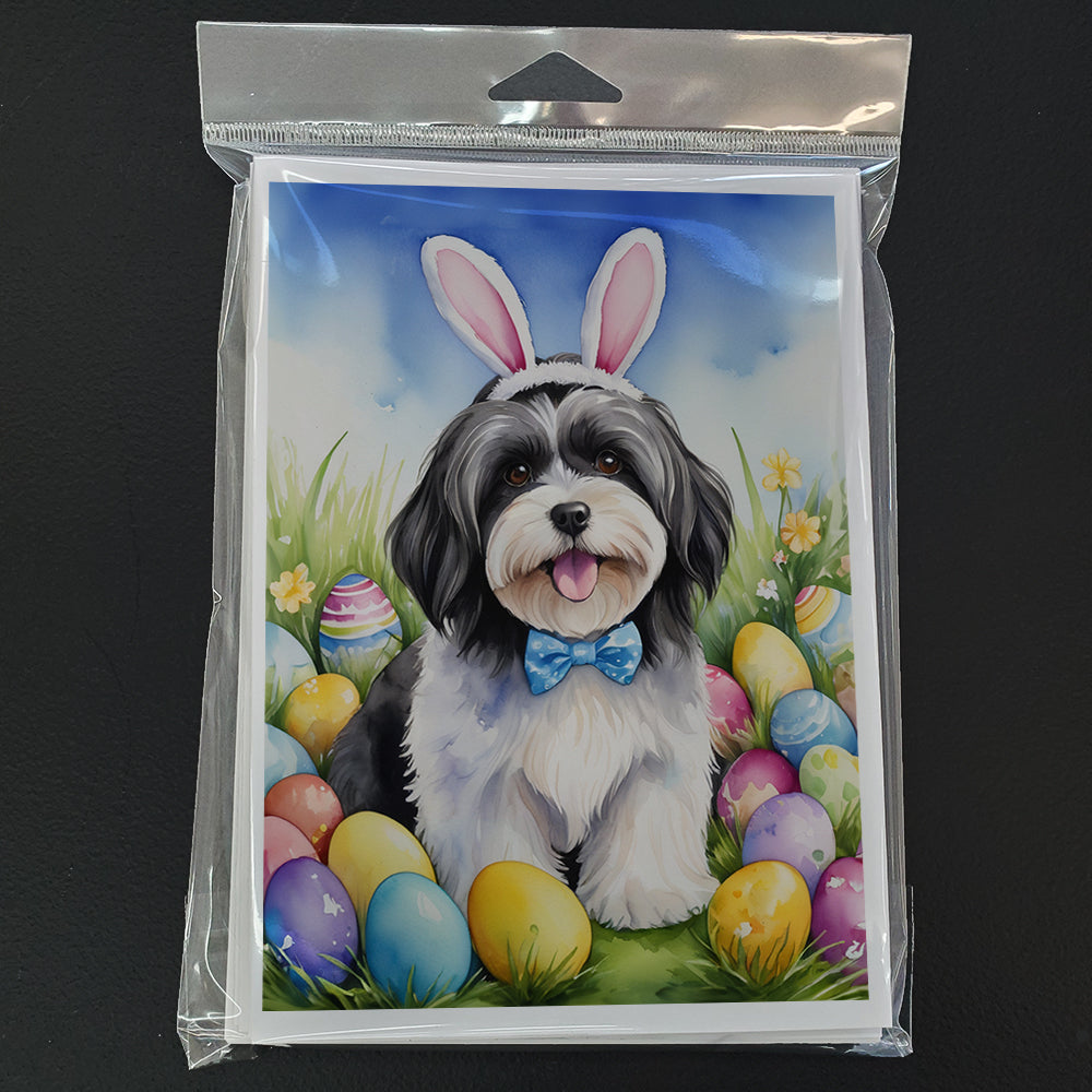 Glamorous Pups : Havanese Easter Egg Hunt Greeting Cards Pack of 8