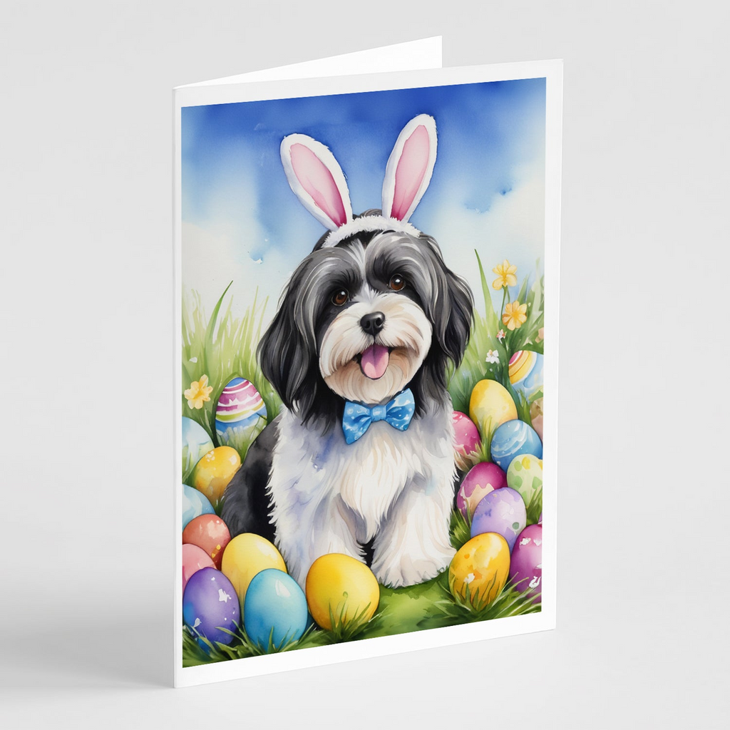 Glamorous Pups : Havanese Easter Egg Hunt Greeting Cards Pack of 8