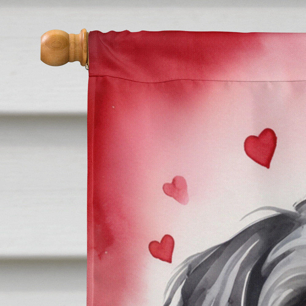 Glamorous Pups : Havanese My Valentine House Flag