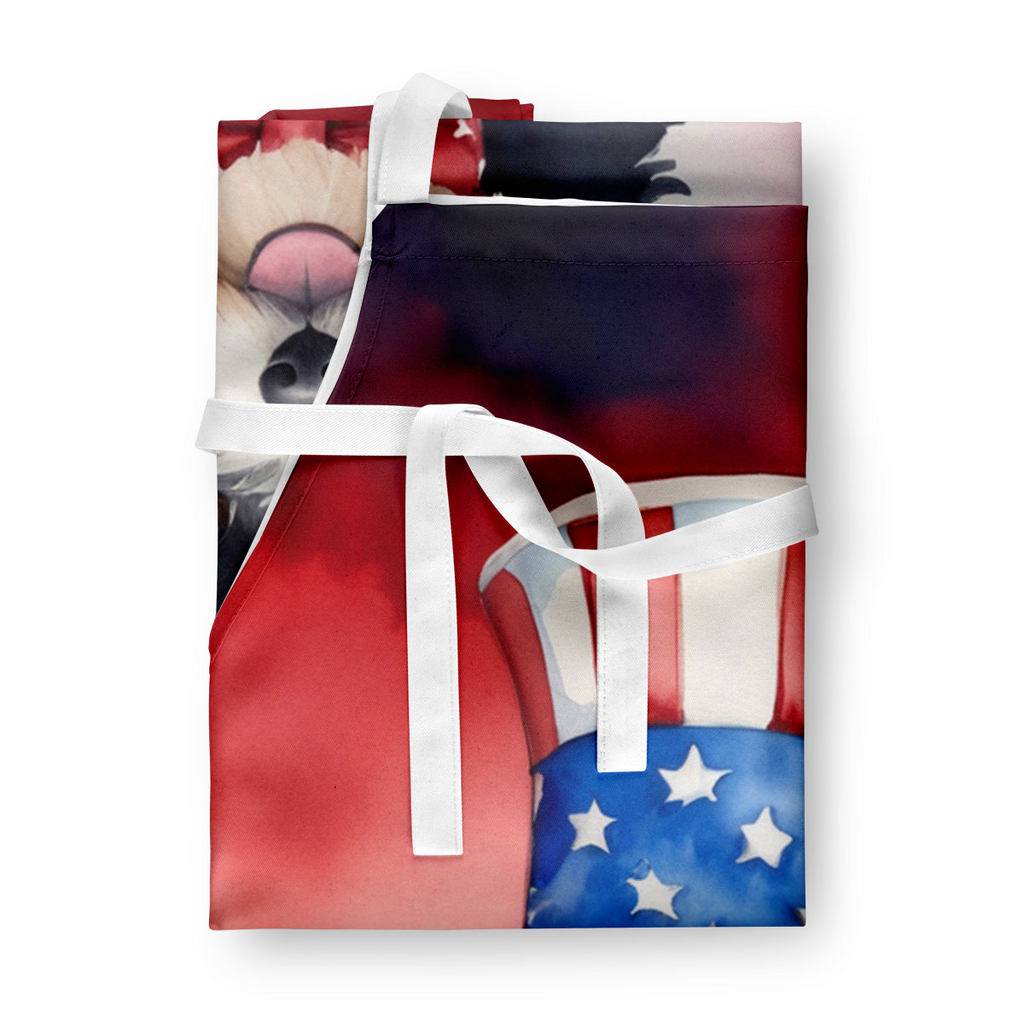 Glamorous Pups : Havanese Patriotic American Apron