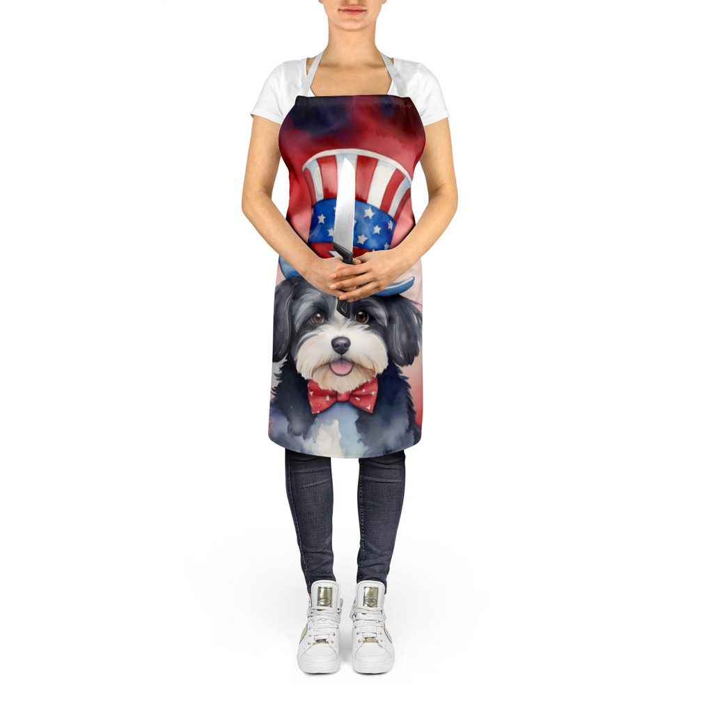 Glamorous Pups : Havanese Patriotic American Apron