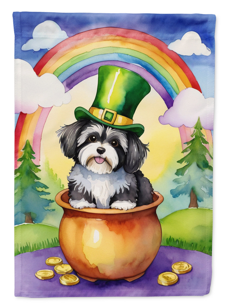 Glamorous Pups : Havanese St Patrick's Day Garden Flag