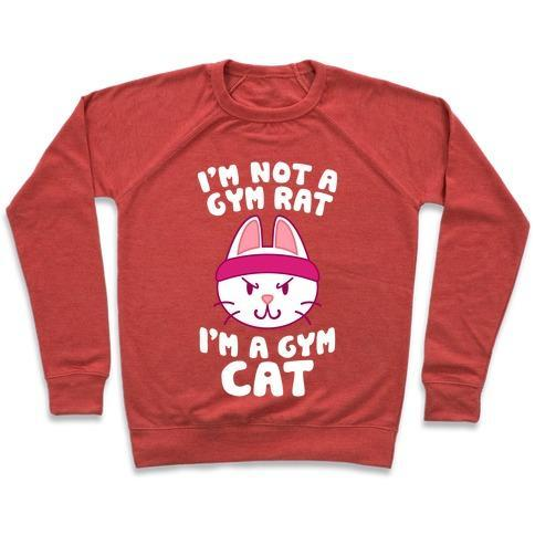 Glamorous Pups : I'M A GYM CAT CREWNECK SWEATSHIRT