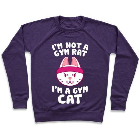 Glamorous Pups : I'M A GYM CAT CREWNECK SWEATSHIRT