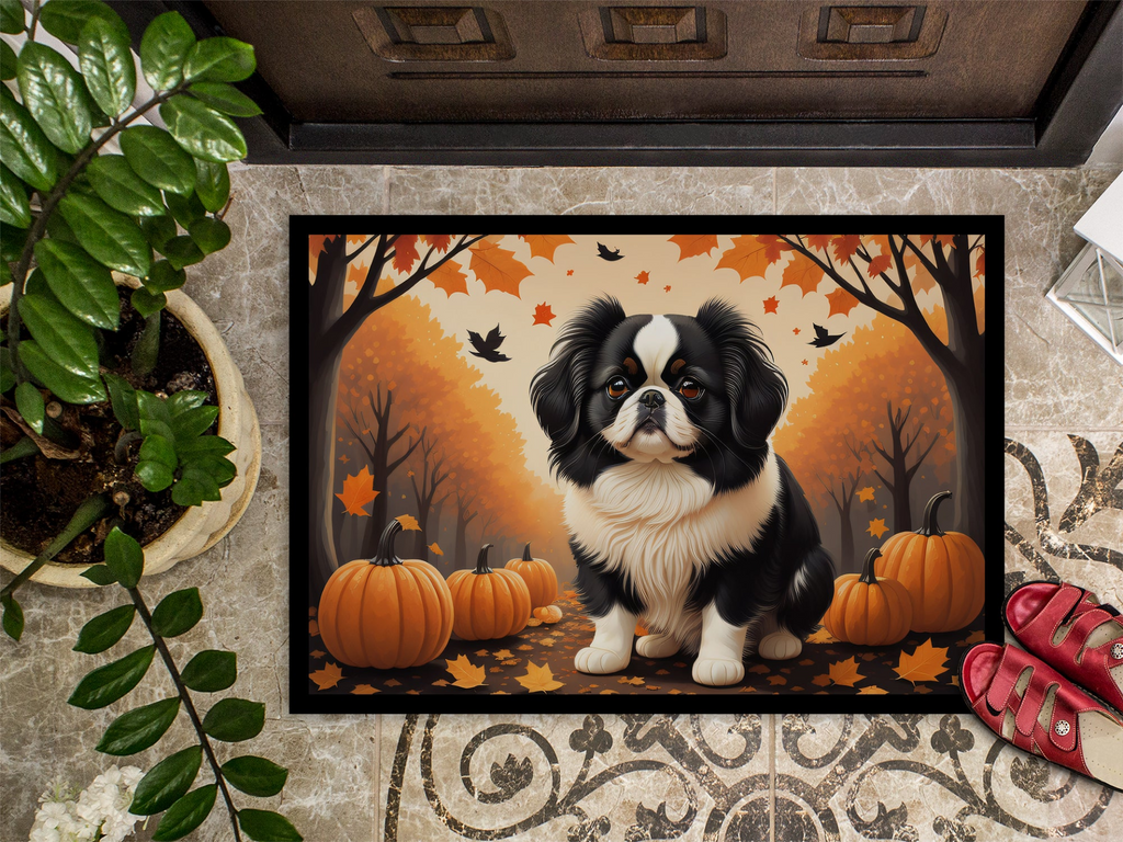 Glamorous Pups : Japanese Chin Fall Doormat